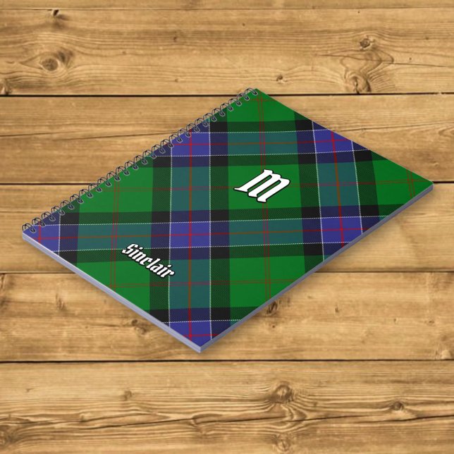 Caderno Espiral Clan Sinclair caçando Tartan (Criador carregado)