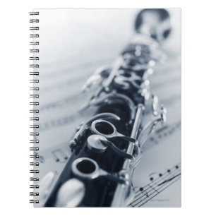 Caderno Espiral Clarinete detalhado