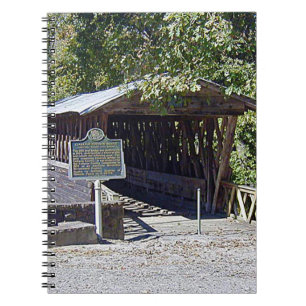 Caderno Espiral Clarkson Covered Bridge Alabama