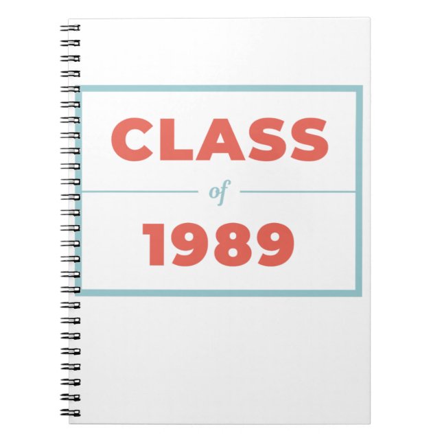 Caderno Espiral Classe de 1989 (Frente)