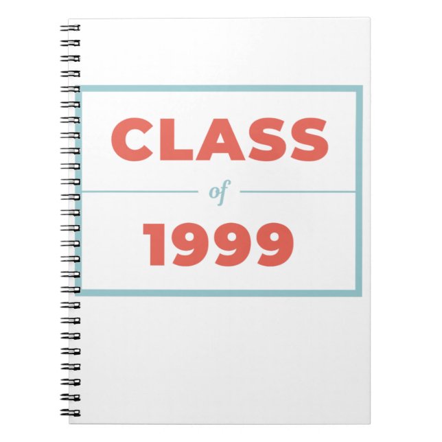 Caderno Espiral Classe de 1999 (Frente)