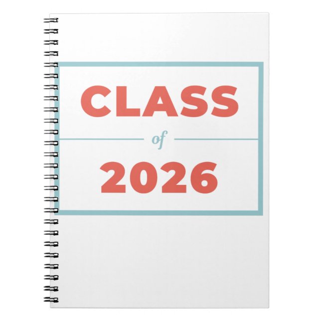 Caderno Espiral Classe de 2026 (Frente)