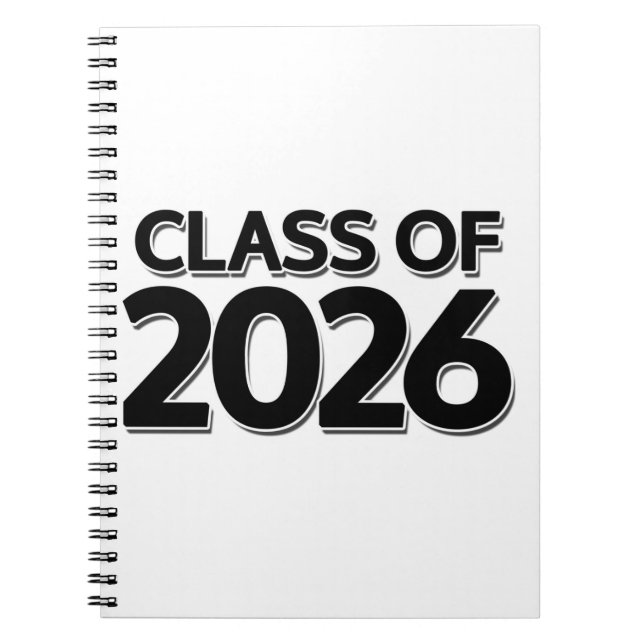 Caderno Espiral Classe de 2026 (Frente)