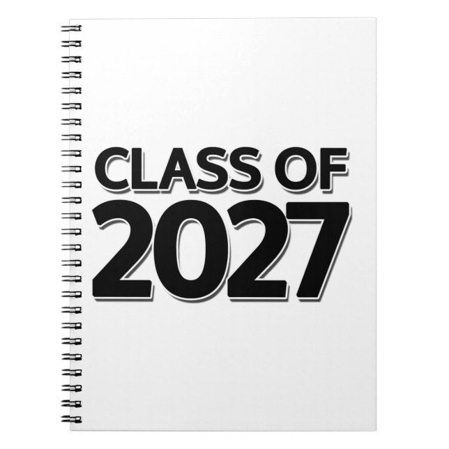 Caderno Espiral Classe de 2027 (Frente)