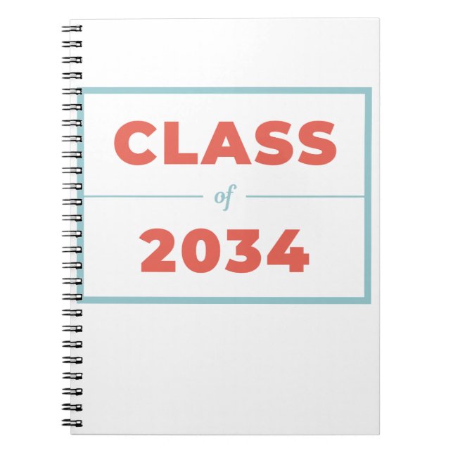 Caderno Espiral Classe de 2034 (Frente)
