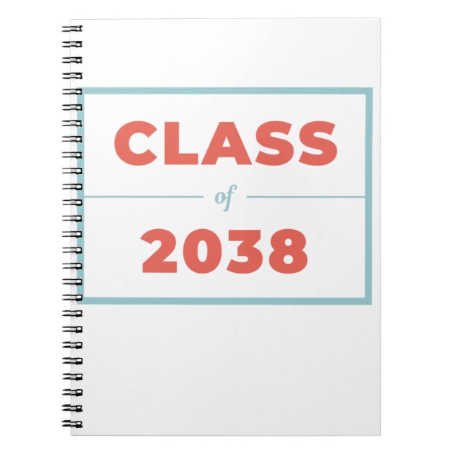 Caderno Espiral Classe de 2038 (Frente)