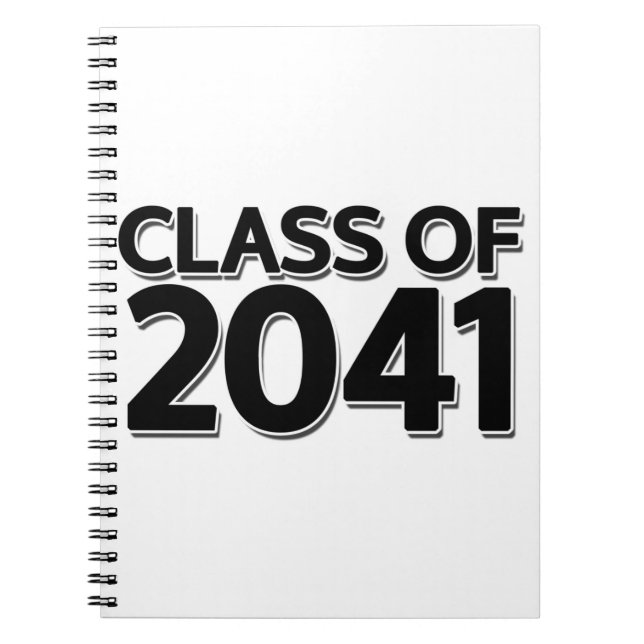 Caderno Espiral Classe de 2041 (Frente)