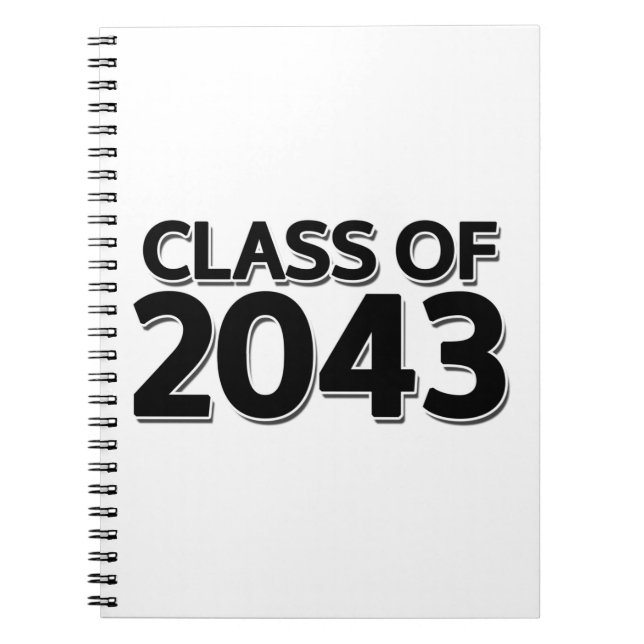 Caderno Espiral Classe de 2043 (Frente)