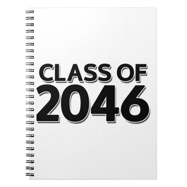 Caderno Espiral Classe de 2046 (Frente)