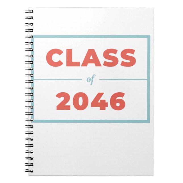 Caderno Espiral Classe de 2046 (Frente)