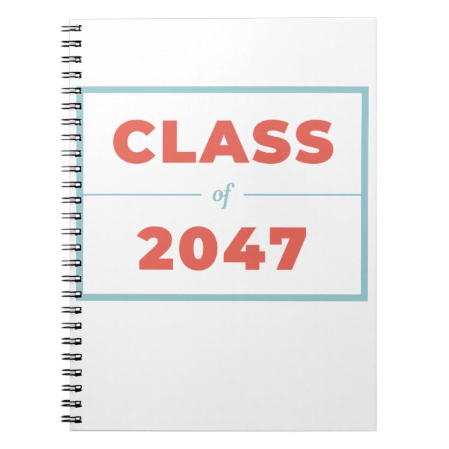 Caderno Espiral Classe de 2047 (Frente)