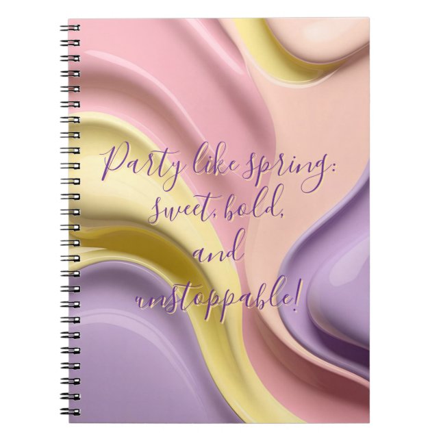Caderno Espiral Classic notebook in stylish graphic (Frente)
