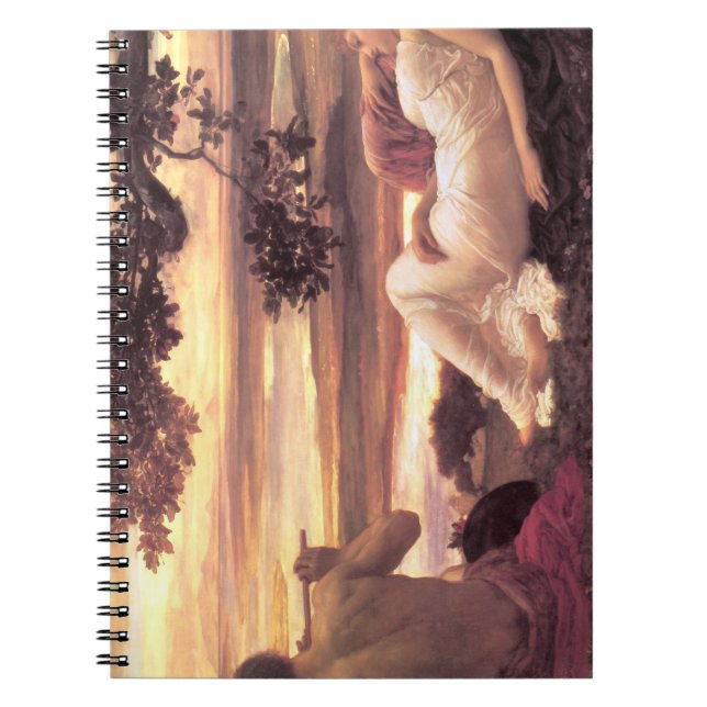 Caderno Espiral Classical Idyll (por Frederic Leighton) (Frente)