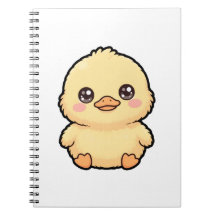 Caderno Espiral Clássico de Patinho Fofinho