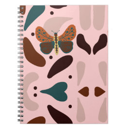Caderno Espiral Clássico Elegante Rustic Boho