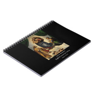 Caderno Espiral Clássico "Sistine Madonna" (cerca de 1513) de Rafa