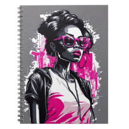 Caderno Espiral Clássicos encantadores da beleza afro-americana