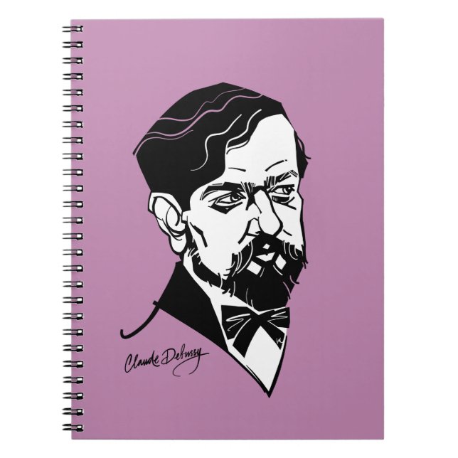 Caderno Espiral Claude Debussy (Frente)