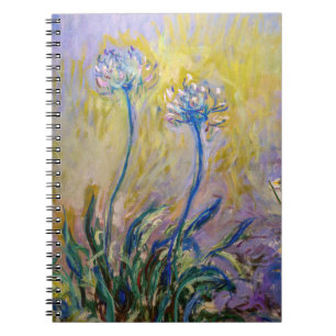 Caderno Espiral Claude Monet - Agapanthus