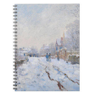 Caderno Espiral Claude Monet - Cena de Neve na Argentina