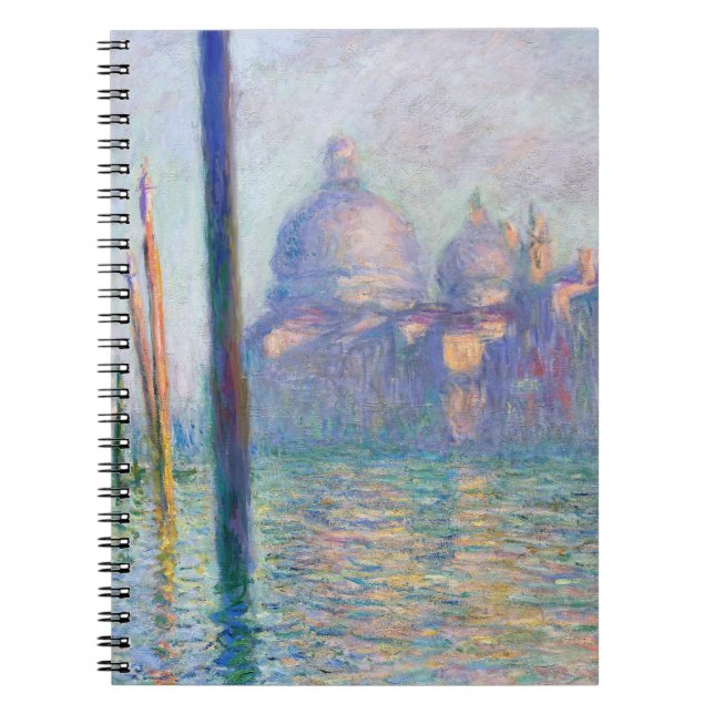 Caderno Espiral Claude Monet - Grande Canal, Veneza (Frente)