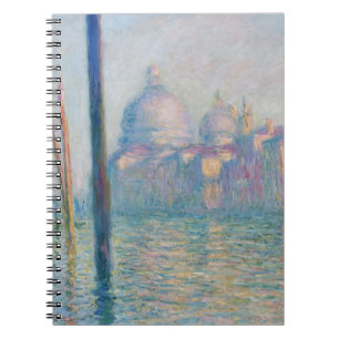 Caderno Espiral Claude Monet Grande Canal Veneza Itália Viagem