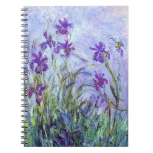 Caderno Espiral Claude Monet - Íris Lilases / Iris Mauves