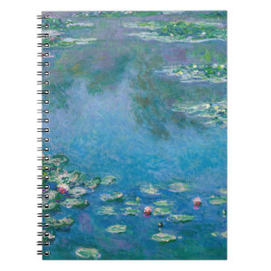 Caderno Espiral Claude Monet - Lírios Água 1906
