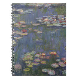 Caderno Espiral Claude Monet Lírios de Água