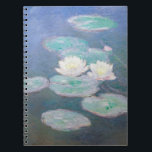 Caderno Espiral Claude Monet - Lírios De Água, Efeito Da Noite<br><div class="desc">Lírios de Água,  Efeito da Noite/Ninfas,  Effet du soir - Claude Monet,  Óleo de Canvas,  1897</div>