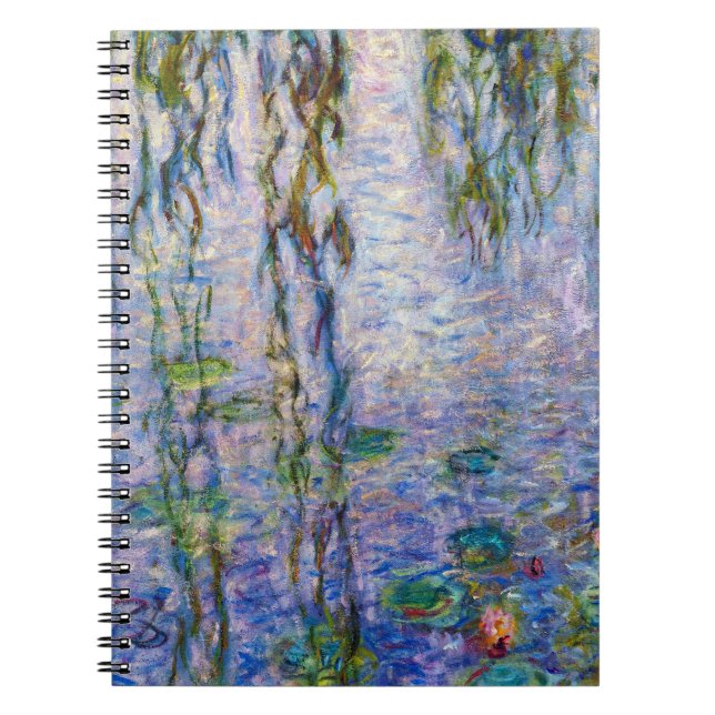 Caderno Espiral Claude Monet - Lírios Hídricos (Frente)