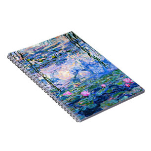 Caderno Espiral Claude Monet - Lírios Hídricos, 1919,