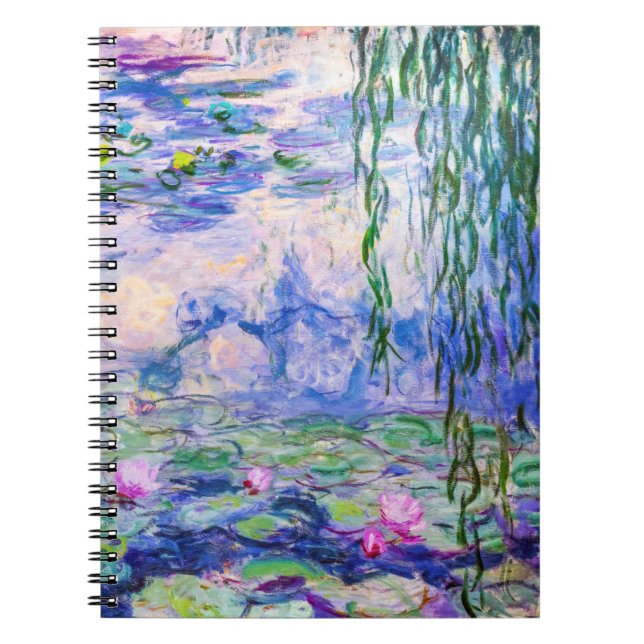 Caderno Espiral Claude Monet - Lírios/Ninfas 1919 (Frente)