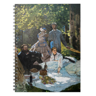 Caderno Espiral Claude Monet - Luncheon sobre a grama, Painel da D