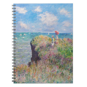 Caderno Espiral Claude Monet - Passeio na Falésia em Pourville