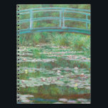Caderno Espiral Claude Monet, Ponte Japonesa. Impressionismo<br><div class="desc">Claude Monet,  o bloco de notas "Ponte Japonesa". A natureza do impressionismo da água de verão.</div>