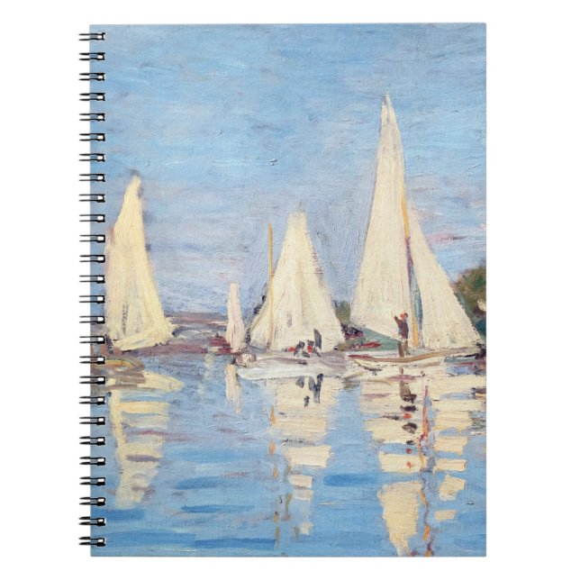 Caderno Espiral Claude Monet - Regattas em Argenteuil (Frente)