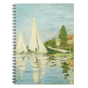 Caderno Espiral Claude Monet. Regattas em Argenteuil