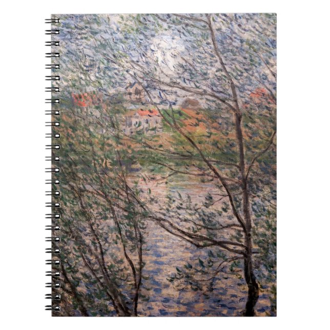 Caderno Espiral Claude Monet - Springtime através dos ramos (Frente)