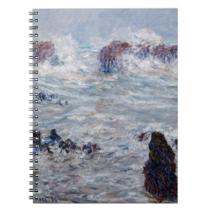 Caderno Espiral Claude Monet - Tempestade ao largo da costa de Bel