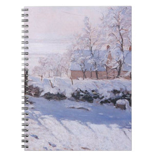 Caderno Espiral Claude Monet-The Magpie