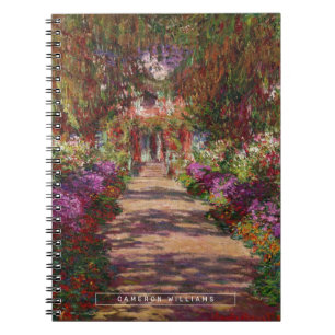 Caderno Espiral Claude Monet Via no Jardim Monet