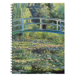 Caderno Espiral Claude Monet - Water Lily Pond & Japanesese Bridge