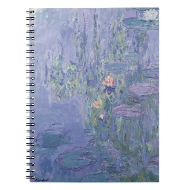 Caderno Espiral Claude Monet | Waterlilies (Frente)