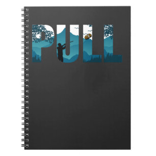 Caderno Espiral Clay Pigeon Disparando Pombos de Cintura