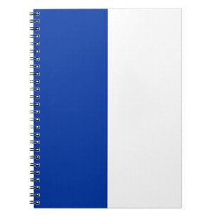 Caderno Espiral CLIENTE Azul e Branco