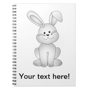 Caderno Espiral Cliente de coelho branco