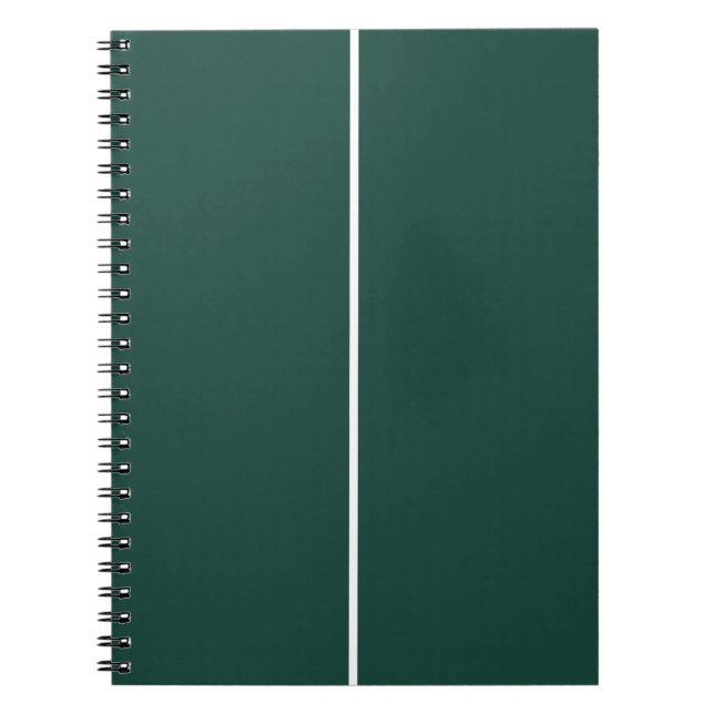 Caderno Espiral CLIENTE Verde e Branco (Frente)