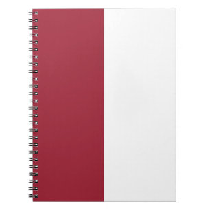 Caderno Espiral CLIENTE Vermelho e Branco