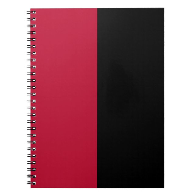Caderno Espiral CLIENTE vermelho e preto (Frente)
